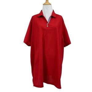 Chick-Fil-a Polo Shirt Womens 4XL Red Team Style Employee Crew Member Uniform
